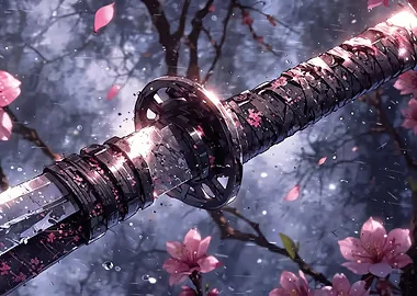 Лезвие в лепестках